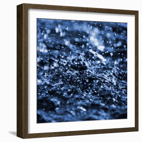 Aqua Droplets 3-Marcus Prime-Framed Photo