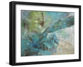 Aqua Explosion-Gabriela Villarreal-Framed Art Print