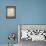 Aqua Fashion I-Sophie Devereux-Framed Stretched Canvas displayed on a wall