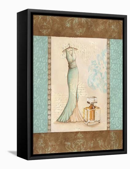 Aqua Fashion I-Sophie Devereux-Framed Stretched Canvas