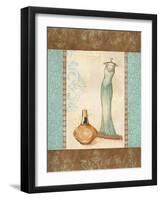 Aqua Fashion II-Sophie Devereux-Framed Art Print