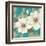 Aqua Floral II-Tc Chiu-Framed Art Print