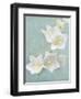 Aqua Floral IV-Amy Melious-Framed Art Print