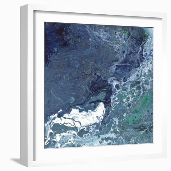 Aqua Flow III-Rikki Drotar-Framed Giclee Print