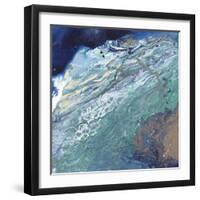 Aqua Flow IV-Rikki Drotar-Framed Giclee Print
