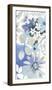 Aqua Flowers-Sandra Jacobs-Framed Giclee Print