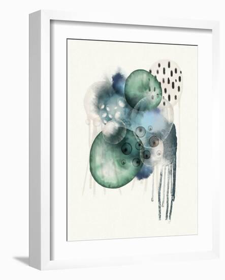 Aqua Harmony 1-Urban Epiphany-Framed Art Print