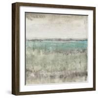 Aqua Horizon I-null-Framed Art Print