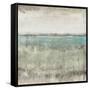 Aqua Horizon I-null-Framed Stretched Canvas