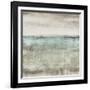 Aqua Horizon II-null-Framed Art Print