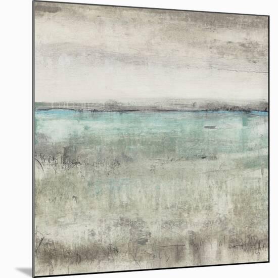 Aqua Horizon II-null-Mounted Art Print