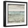 Aqua Horizon II-null-Framed Art Print