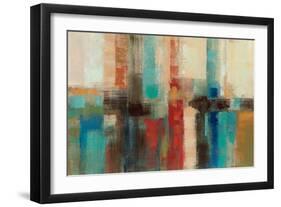 Aqua Horizon-Silvia Vassileva-Framed Art Print