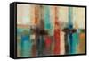 Aqua Horizon-Silvia Vassileva-Framed Stretched Canvas