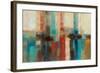 Aqua Horizon-Silvia Vassileva-Framed Art Print