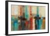 Aqua Horizon-Silvia Vassileva-Framed Art Print