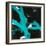 Aqua Link II-null-Framed Art Print