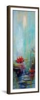 Aqua Lotus I-Karen Lorena Parker-Framed Premium Giclee Print