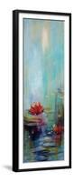 Aqua Lotus I-Karen Lorena Parker-Framed Premium Giclee Print