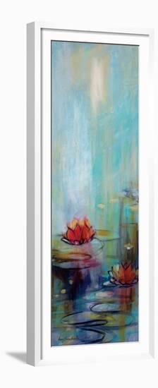 Aqua Lotus I-Karen Lorena Parker-Framed Premium Giclee Print