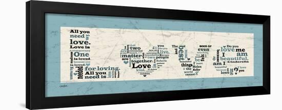 Aqua Love-Diane Stimson-Framed Art Print