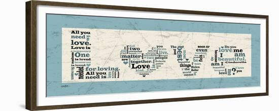 Aqua Love-Diane Stimson-Framed Premium Giclee Print