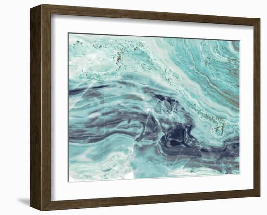 Aqua Mineral-Susan Bryant-Framed Art Print