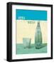 Aqua Minerale-Anna Flores-Framed Art Print