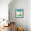 Aqua Minerale-Anna Flores-Framed Art Print displayed on a wall