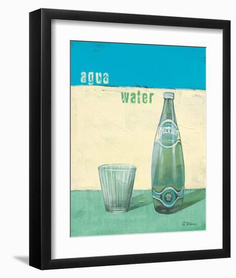 Aqua Minerale-Anna Flores-Framed Art Print