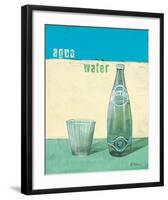 Aqua Minerale-Anna Flores-Framed Art Print