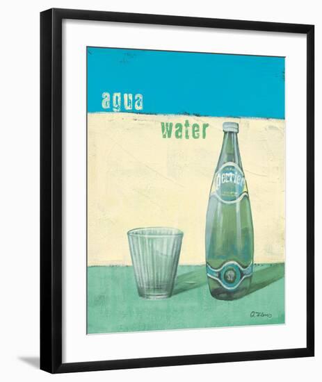 Aqua Minerale-Anna Flores-Framed Art Print