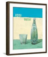 Aqua Minerale-Anna Flores-Framed Art Print