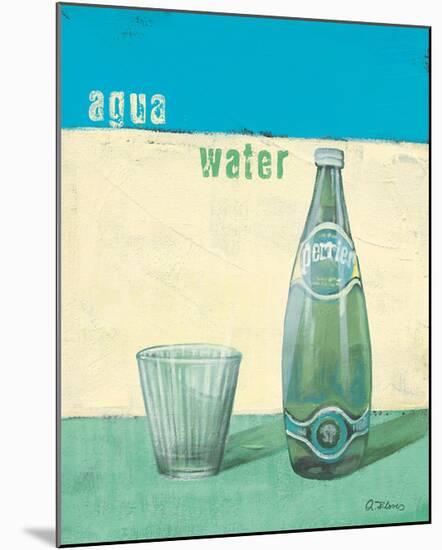 Aqua Minerale-Anna Flores-Mounted Art Print