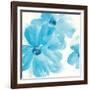 Aqua Mint Clematis I-Chris Paschke-Framed Art Print