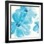 Aqua Mint Clematis I-Chris Paschke-Framed Art Print