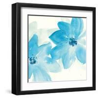 Aqua Mint Clematis II-Chris Paschke-Framed Art Print