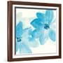 Aqua Mint Clematis II-Chris Paschke-Framed Art Print