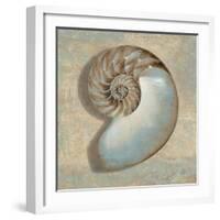 Aqua Nautilus-Caroline Kelly-Framed Art Print