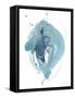 Aqua Orbit I-null-Framed Stretched Canvas