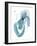 Aqua Orbit III-null-Framed Art Print