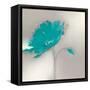 Aqua Platinum Petals I-J.P. Prior-Framed Stretched Canvas