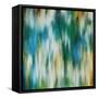 Aqua Prisim-Rikki Drotar-Framed Stretched Canvas