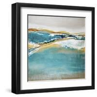 Aqua Quartz-Liz Jardine-Framed Art Print