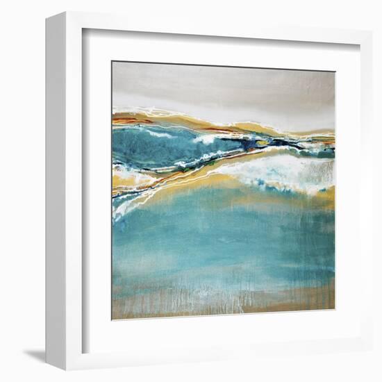 Aqua Quartz-Liz Jardine-Framed Art Print