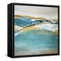 Aqua Quartz-Liz Jardine-Framed Stretched Canvas