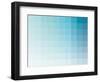 Aqua Rectangle Spectrum-Kindred Sol Collective-Framed Art Print