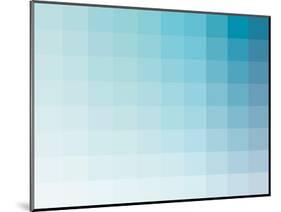 Aqua Rectangle Spectrum-Kindred Sol Collective-Mounted Art Print