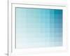 Aqua Rectangle Spectrum-Kindred Sol Collective-Framed Art Print