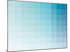 Aqua Rectangle Spectrum-Kindred Sol Collective-Mounted Art Print